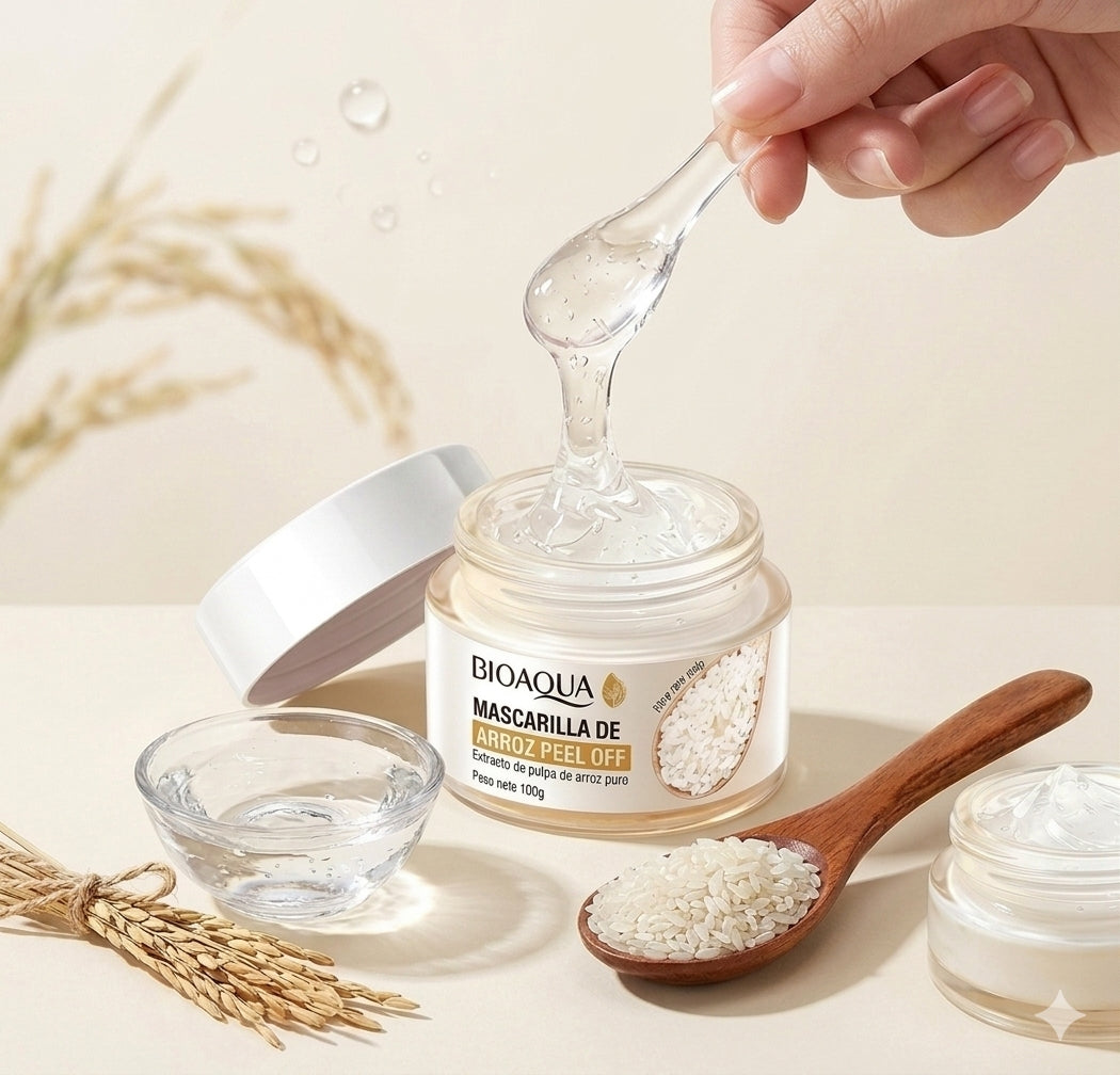 MASCARILLA DE ARROZ PEEL OFF BIOAQUA