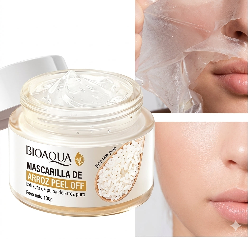 MASCARILLA DE ARROZ PEEL OFF BIOAQUA